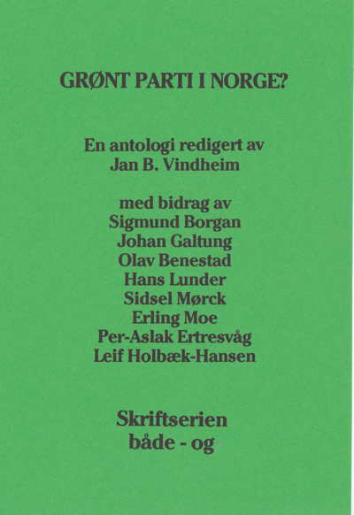Grønt parti i Norge ?